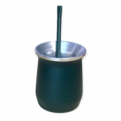 mate de aluminio doble capa termico con bombilla ideal tereré! - comprar online