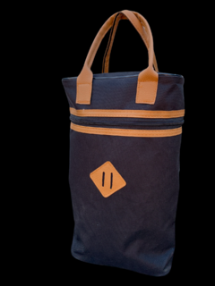 mochila matera epecuen de cordura con detalles en ecocuero - tienda online