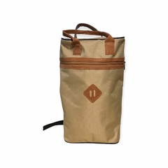 Imagen de mochila matera epecuen de cordura con detalles en ecocuero