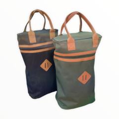 mochila matera epecuen de cordura con detalles en ecocuero - comprar online