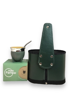 Set Canasta Matera Agarre Firme con Mate Pampa y Bombilla - comprar online