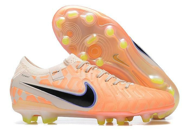 Chuteira Nike Tiempo Legend Laranja (Campo)