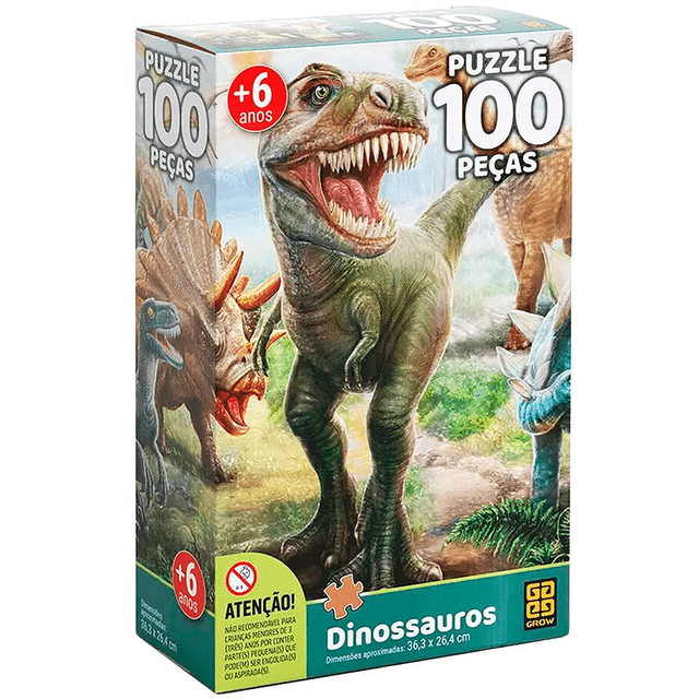 Jogo da Memória Dinossauro Pais e Filhos