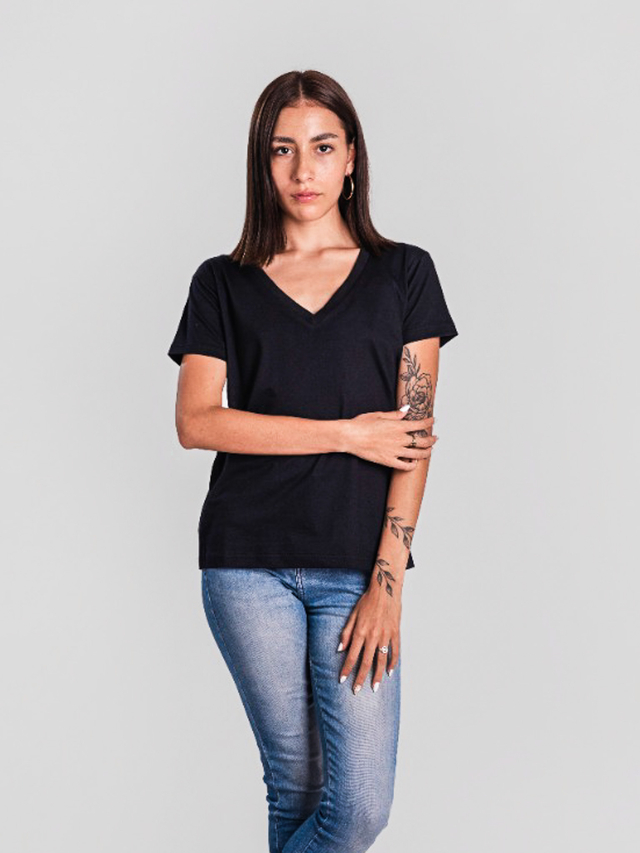 Remeras basicas algodon mujer hotsell