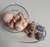 Molde de Silicone - Bebê Útero Bipartido 8cm - loja online