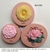 Molde de Silicone - Kit com 03 Flores | Rosa Crisântemo (BLK2300)