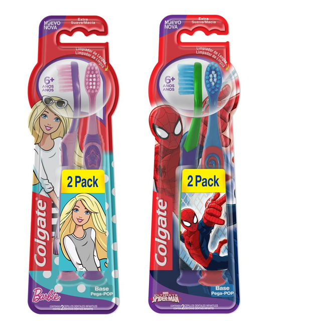 Colgate Cepillo Smiles Spiderman Barbie 6 Anos 1 Unidades
