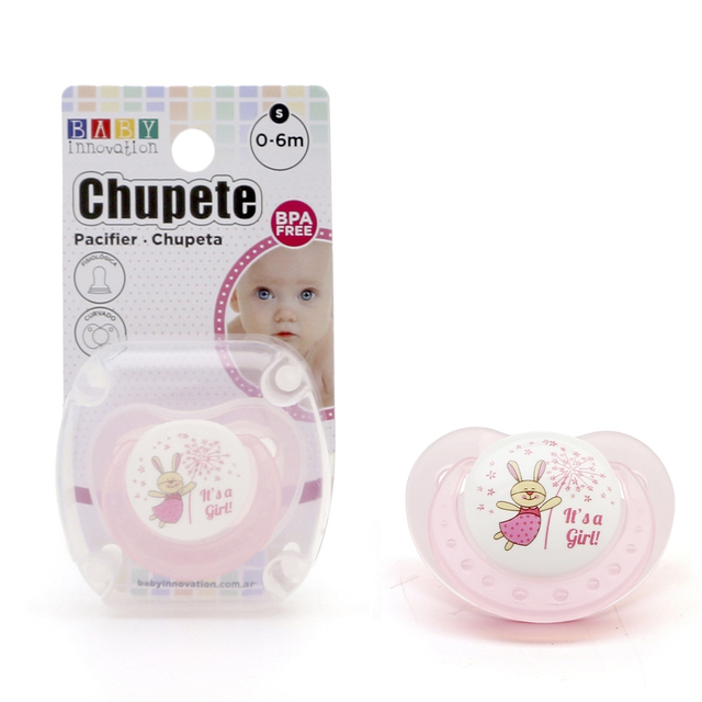 Baby Innovation Chupete Fisiológico Rosa 0-6 Meses