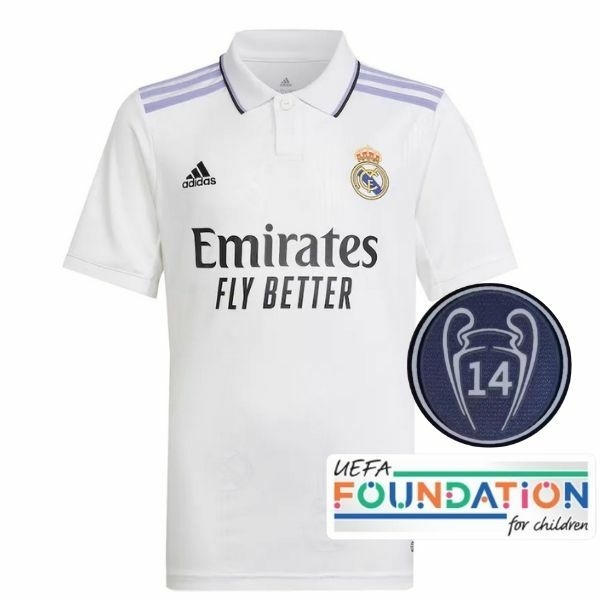 Camisa Real Madrid l 21/22 Versão Jogador Final Da Champions