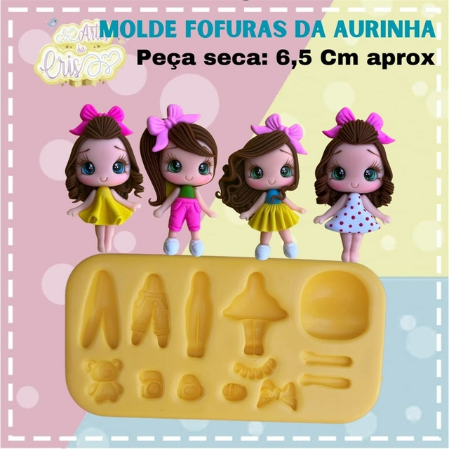 Molde Trio Fofinhos - Aurinha