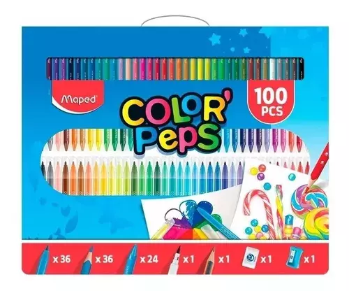 36 Lápices de colores surtidos Maped