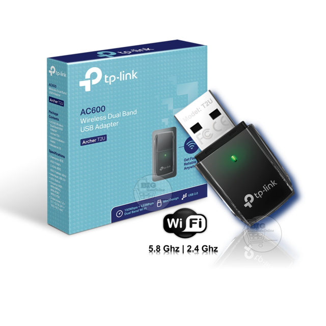 1 Adaptador USB WiFi para PC, Dongle Wi-Fi de banda dual 2.4G/5.8Ghz con  antena