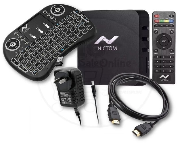 Convertidor Smart TV Nictom 2GB RAM + Teclado Inalámbrico