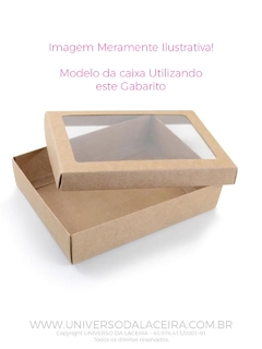 MOLDE GABARITO PARA CAIXA BOX COM VISOR - comprar online