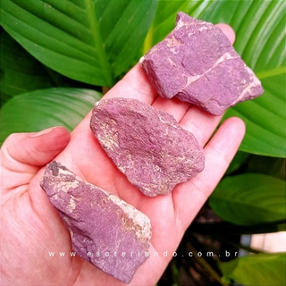 Pedra Purpurita Bruta G - Super cristal do raio violeta