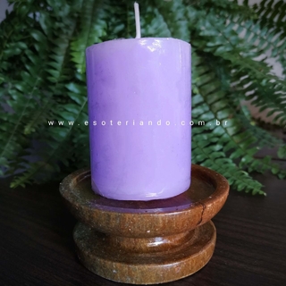 Porta velas (7 dias) em pedra sabão - Esteatita