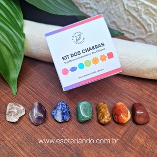 Kit dos 7 chakras P - Para Presentear na caixinha