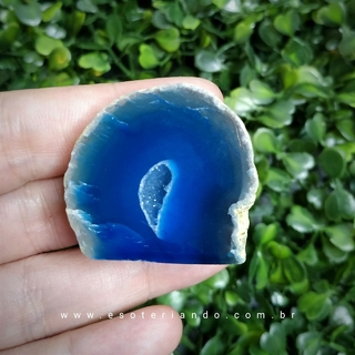 Mini Geodo de Ágata Azul 41g
