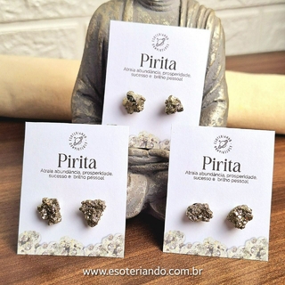 Brinco de Pirita - A pedra para atrair riqueza