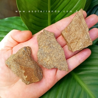 Pedra Bronzita Bruta - Super amuleto de Proteção