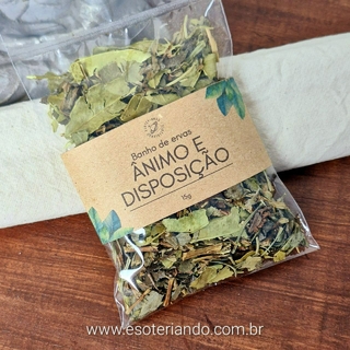 Banho de Ervas 15g para Ânimo e Disposição - Dose Única