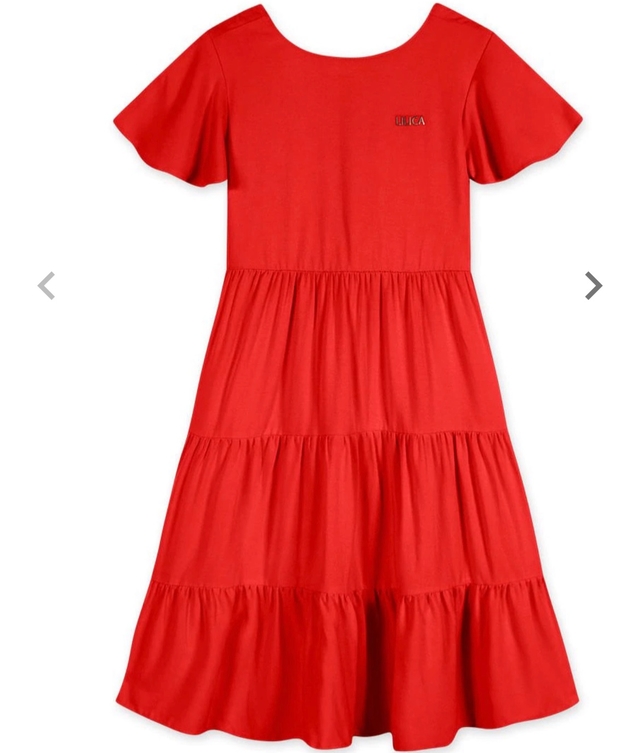 Vestido lilica vermelho outlet