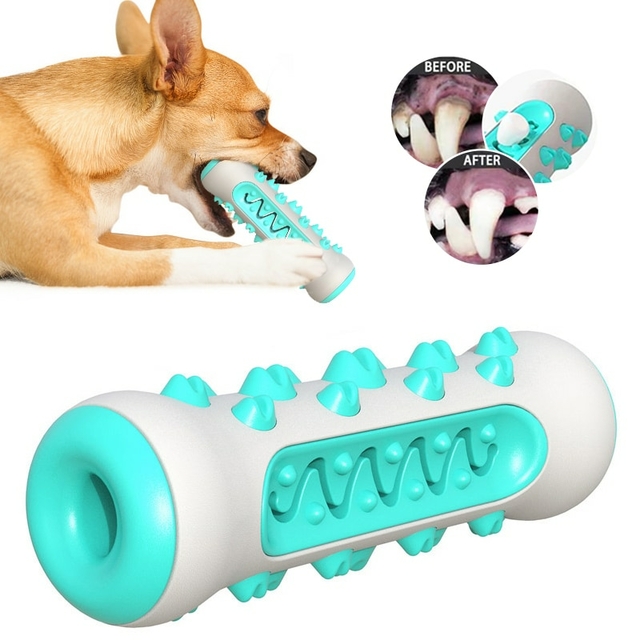 Brinquedo Pet 3x1 Removedor Tártaros, Escova de Dente Para Cachorro, Osso  Massageador