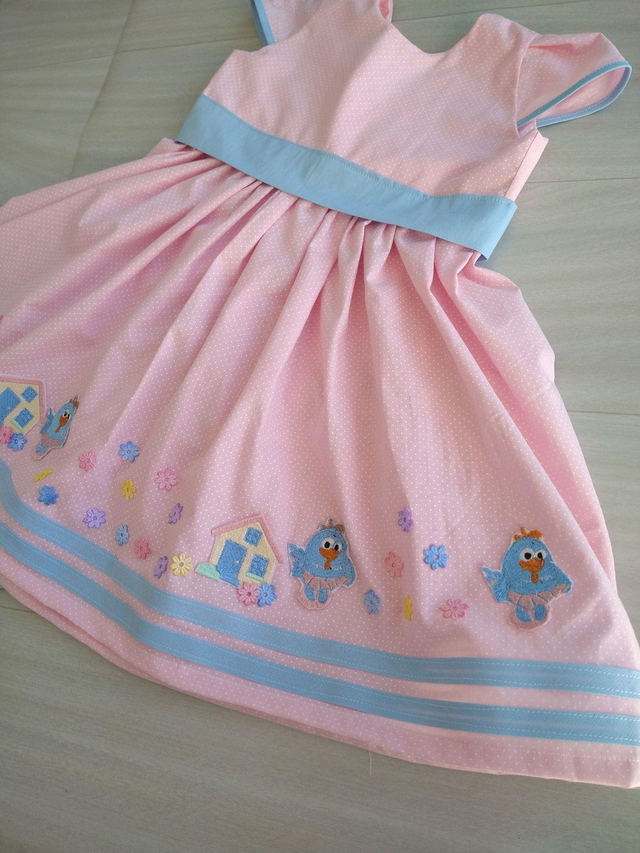 Vestido da hotsell galinha pintadinha barato