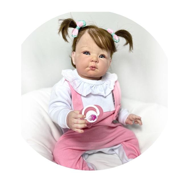 Bebê Reborn Boneca Silicone Hanna Promoção Pronta Entrega