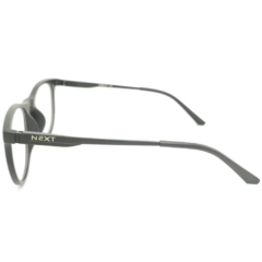 Armação para Óculos Masculino Next Preto Fosco Clip-On N81326 C1 50