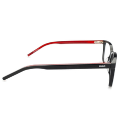 Armação para Óculos Masculino Hugo Boss Preto Retangular HG1010 OIT 53