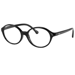 Armação para Óculos Infantil Ray-Ban Preto Redondo RB1901 3833 46