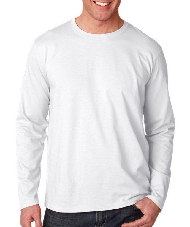 Remera manga larga blanca on sale