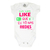 Body Branco de bebê Silk com Frase - loja online
