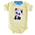 Body de Bebê Suedine Bordado de Panda - comprar online