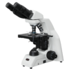 MICROSCÓPIO BIOLÓGICO BINOCULAR AUMENTO 1.000X, COM 5 OBJETIVAS PLANACROMÁTICAS INFINITAS 4X/10X/20X/40X/100X, LÂMPADA LED 3 WATTS EMBALADO EM CAIXA DE MADEIRA COM FECHADURA, ACOMPANHA ESPELHO CÔNCAVO - MODELO BM38-BIU-B-MIR