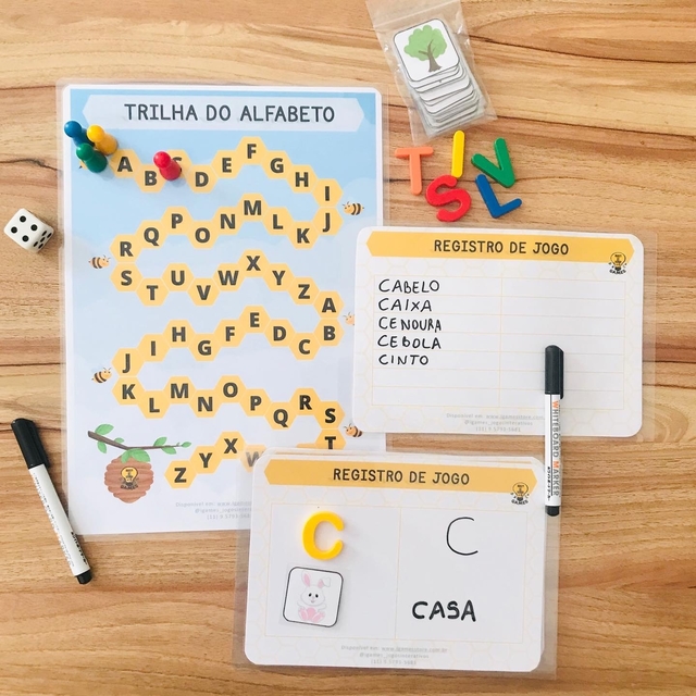 Jogo trilha do alfabeto!, Proposta lúdica para trabalhar o alfabeto, com o  objetivo de reconhecer e nomear as letras, conhecer a ordem alfabética., By Educar para transformar