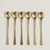 Set x 6 cucharas Oval gold - comprar online