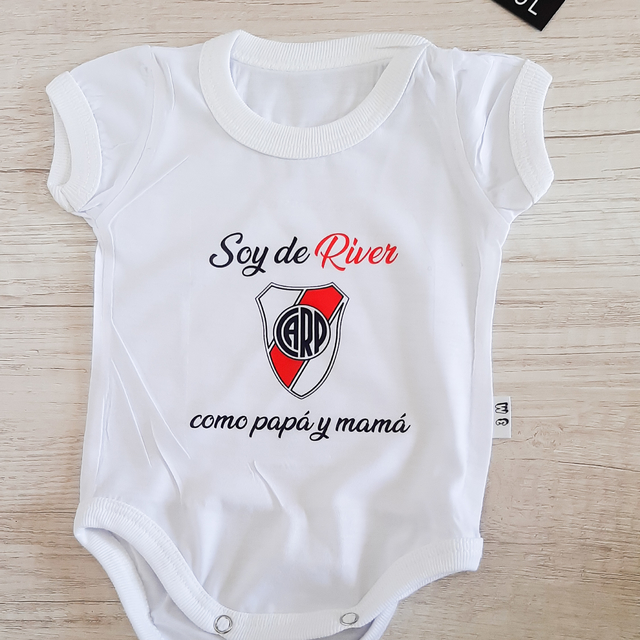 Body de River como papá y mamá - Pipol Creaciones