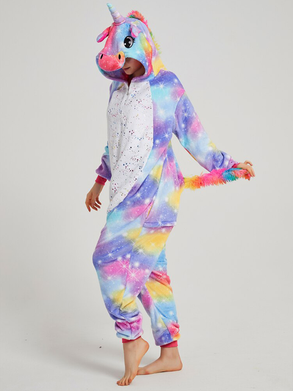 Pijama de unicornio colorido hot sale