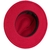 Chapéu Panamá Fedora - Vermelho - loja online