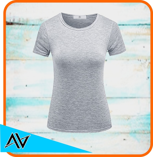 Art. 105 Remera Spum Gris Dama Athena Sublimacion