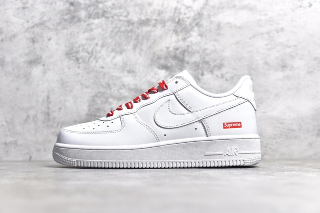 Supreme white air force hot sale 1