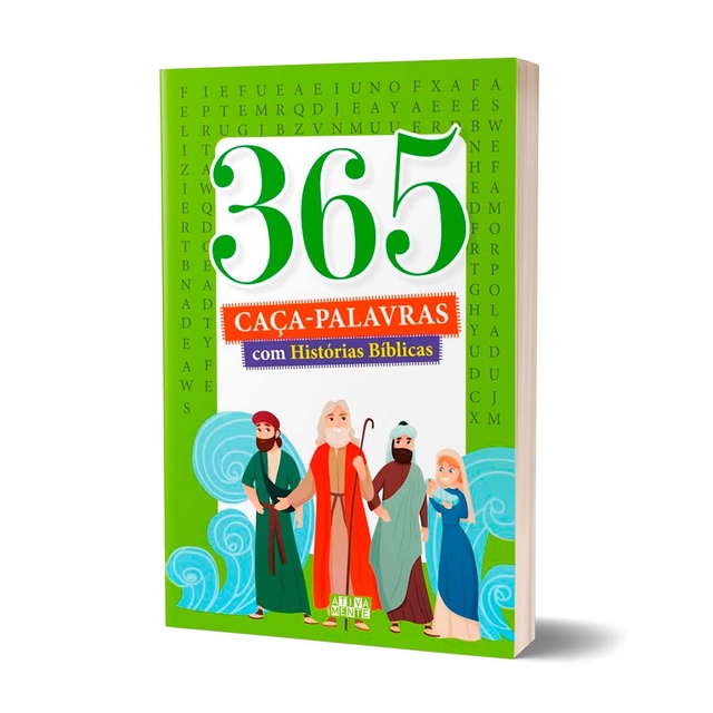 Livro Infantil 365 Caça-Palavras Com Histórias Bíblicas - Tenda Gos