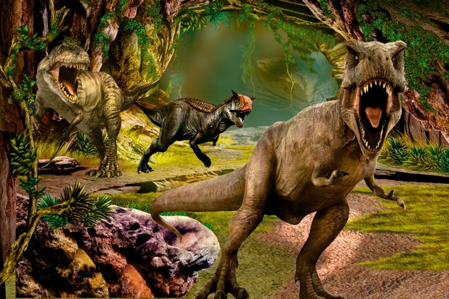 Painel Retangular Dinossauro Dino Baby Cute Sublimado 1,5m x 2,2m