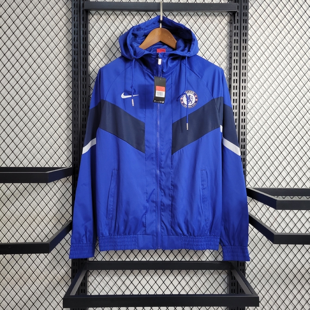 Corta vento 2025 chelsea azul