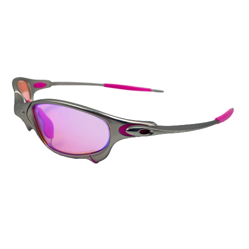 Óculos de Sol Juliet Xx Metal Lentes Rosa Pink com Borrachas Rosa