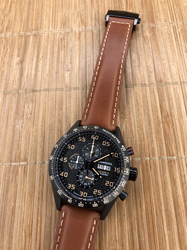 Tag Heuer carrera black vintage Barao do Relogio