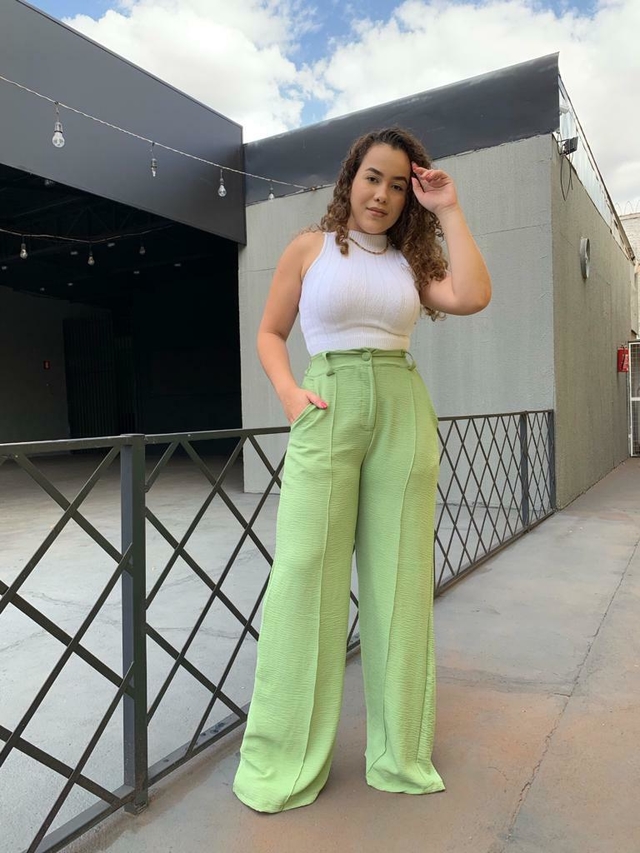 Calca verde sale menta