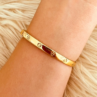 Bracelete Dourado Alice